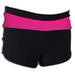 Pizzazz 2300 -BLKHPK-YS 2300 Youth Color Block Short, Black with Hot Pink - Small