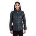 The Ash City - North End Ladies' Portal Interactive Printed Packable Puffer Jacket - PLAID 703 - XL