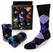 Debra Weitzner Mens Dress Socks Cotton Colorful Argyle Socks Patterned 6 Pairs With Gift Box Bright Argyle Size 10-13