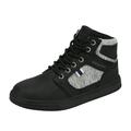 DREAM PAIRS Kids Boys Girls Fashion Sneakers Casual Zipper High Top Shoes HL19012K BLACK Size 3