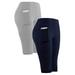 (2Pack) Women Cycling Sweat Pant Short Fitness Elastic High Waist Workout Yoga Running Gym Bike Legging Pocket Sport Active Wear