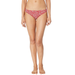 Michael Kors Women's Shadow Floral Classic Bikini Bottoms, Red, Size Medium, Terracotta