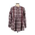 Pre-Owned Weekend Suzanne Betro Women's Size L Long Sleeve Blouse
