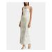 Ralph Lauren Womens Floral Embroidered Gown Dress