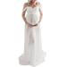 UKAP Pregnancy Dresses for Photoshoot Maternity Dress Summer Off Shoulder Long Maxi Photography Dress