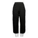 Denim & Co. Women's Sz M Reg Active French Terry Crop Pant Black A303135