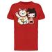 Girl Maneki Neko Lucky Cat Tee Men's -Image by Shutterstock