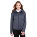 Ladies' Paramount Bonded Knit Jacket - CLSC NVY HT/ CRB - M