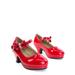 Dana18K by Forever Link, Children Girl High Heel Dress Pump w Rhinestone Crystal Rose Mary Jane