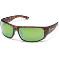 Suncloud Optics Turbine Sunglass Polarized Polycarbonate Lens (Matte Tortoise/Green Mirror)