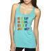 Is it Gay in Here or Is it Just Me LGBT Pride Womens LGBT Pride Premium Tri-Blend Racerback Tank Top, Tahiti Blue, Large