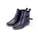 UKAP Women's PVC Rain Boots for Muck Mud Outdoor Fashion Block Heels Shoes Waterproof Block Heel Solid Color Booties