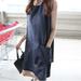 Women Cotton Linen Tunic Dress Casual Summer Sleeveless Loose Dresses Cover Up Beach Dresses with Pocket