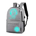 FYCONE Luminous School Backpack Anime Cartoon School Bookbag Music Boy Shoulder Laptop Travel Bag