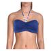 Lauren Ralph Lauren Womens Beach Club Beaded Halter Bikini Swim Top