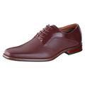 Ferro Aldo Mens Lalo Oxford Dress Shoes Comfortable Dress Shoes Formal Lace-Up Classic Design Wine 9.5 M US