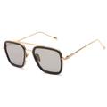 Retro Unisex Sunglasses Square Frame UV Protective Sun Eyes Glasses