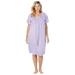 Only Necessities Women's Plus Size Smocked Lounger House Dress or Nightgown