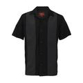 Maximos Men's Retro Classic Two Tone Bowling Casual Dress Shirt Charlie Sheen