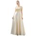 Ever-Pretty Sequin A-line Wedding Party Gowns 2020 Sepcial Occasion Dress 00653 Gold US12