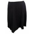 Calvin Klein Women's Skirt Plus A-Line Pleated Career Black 16W