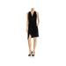 Kenneth Cole Womens Velvet Knee-Length Cocktail Dress