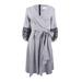 Calvin Klein Women's Striped Embroidered Fit & Flare Dress