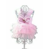 Pet Dog Cute Princess Lace Bow Skirt Coat Clothes Puppy Dog Tutu Dress XS-2XL