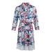 ZIYIXIN Women's Sleeping Robe, Maternity Sleepwear, Pregnancy Nightgown Nursing Kimono Bathrobes