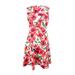 Calvin Klein Women's Floral-Print A-Line Dress
