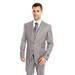Men's Three Piece Vested Modern Fit Two Button Suit