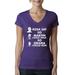 Black Pride History Rosa Sat So Martin Could Walk so 44 Could Run Pop Culture Womens Junior Fit V-Neck Tee, Purple Rush, X-Large