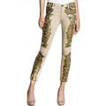 Joe's Jeans Skinny Ankle Metallic Denim Pants Trousers Bone Wash (27)