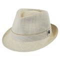 Cotton Trilby Fedora Hat - M - Oatmeal