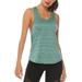 Avamo Womens Solid Running Vest Activewear Seamless Workout Tank Tops Female Yoga Gym Top Blouse Compression Workout Athletic Sleeveless Vest Sweatshirt Quick Dry