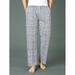 Men's Flannel Plaid Pajama Pant Lightweight Sleep Lounge Pants Fashion Vintage PJ Bottoms Trousers With Pockets