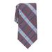 PERRY ELLIS Mens Red Tartan Plaid Slim Neck Tie