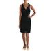 MAX + ASH Womens High Neck Party Bodycon Dress
