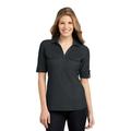 Port Authority Ladies Oxford Pique Double Pocket Polo. L557