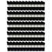 SOCKS'NBULK 60 Pairs Mens Wholesale Bulk Sports Crew Socks, Athletic Socks Case Pack Options (10-13, Black)