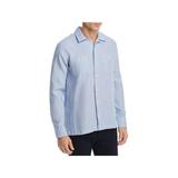 Oobe Mens Linen Collared Button-Down Shirt