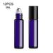 12 Pcs Empty Perfume Glass Roll On Bottle with Metal Ball Essential Oil Roller Bottles;12 Pcs Empty Perfume Glass Roll On Bottle Essential Oil Roller Bottles