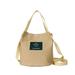 Wholesale new Korean version of literature and leisure casual shoulder canvas Messenger bag female mini bag small fresh Sen bucket bag Khaki