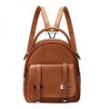 Cocloth Casual Shoulder Bag Backpack Female Solid Mini Bag Two Belt New Retro Port Wind Multi-Purpose Backpack Women mochila feminina