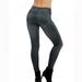 Saient Women's Leggings Jeans Denim Pants with Pocket Slim Jeggings Fitness Leggings S-XXL Black/Gray/Blue