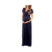 MERSARIPHY Pregnancy Women Soft dress Summer Fashion V-neck Dress Maternity Plus Size Dress