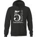 Its 5 Oclock Somewhere Hoodie for Big Men 3XL Dark Gray