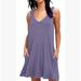 New Women's Casual Tank Party Dress V Neck Pockets Loose Sundress Pure Color Sleeveless Clothing Dresses