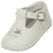 BNY Corner Baby Girls Angel T Strap Mary Jane Toddler Christening Baptism Infant Dress Shoes White 3 Infant TR 22.79