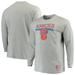 New York Knicks Mitchell & Ness Hometown Classics Big & Tall Thowback Logo Long Sleeve T-Shirt - Heathered Gray